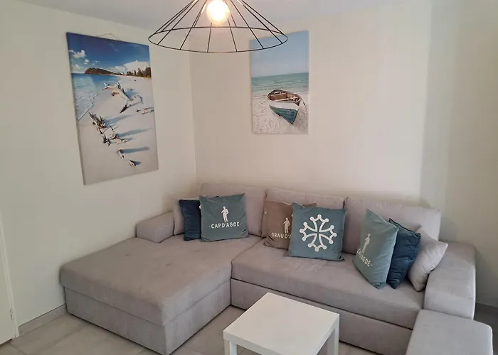 Le Colisee, Superbe Rez De Jardin Renove Avec Parking, Clim Et Wifi Agde